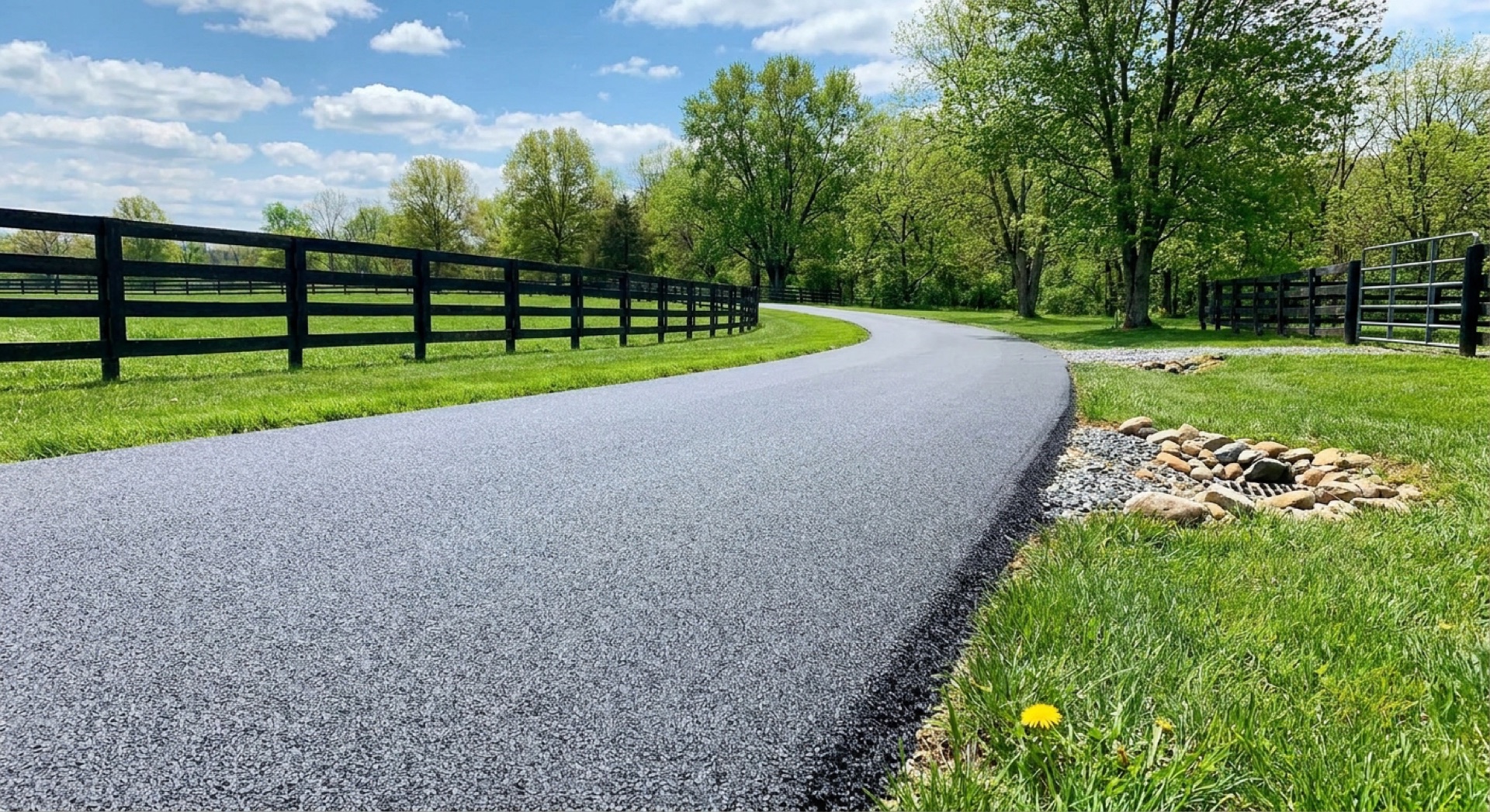 Private road paving rural Loudoun County VA